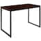 Flash Furniture Commercial Grade Industrial Style Office Desk, 47" Length, Mahogany GC-GF156-12-MHG-GG - alternate 5